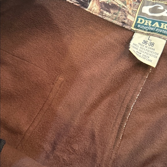 Drake Camouflage wader pants like size L fleece li ed - Picture 6 of 6